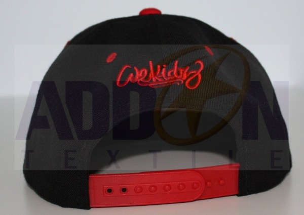 Embroidery on back of cap